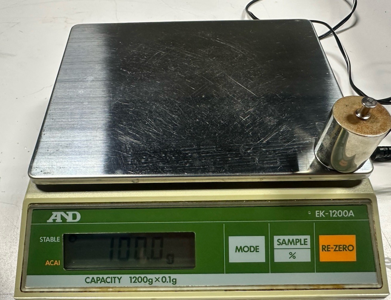 A&D AND EK-1200A Digital Precision Scale Balance 1200g x 0.1g Tested Working