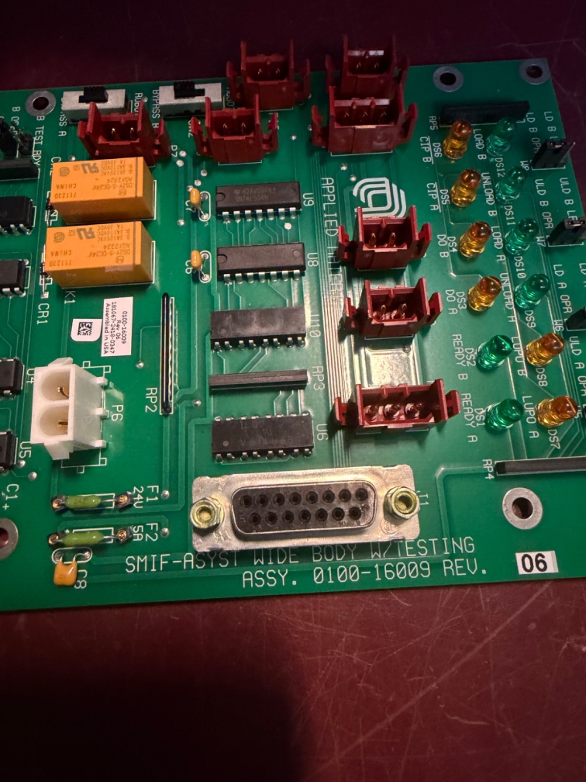 AS IS UNTESTED AMAT Applied Materials 0100-16009 Smif-Asyst Wide Body W/Testing