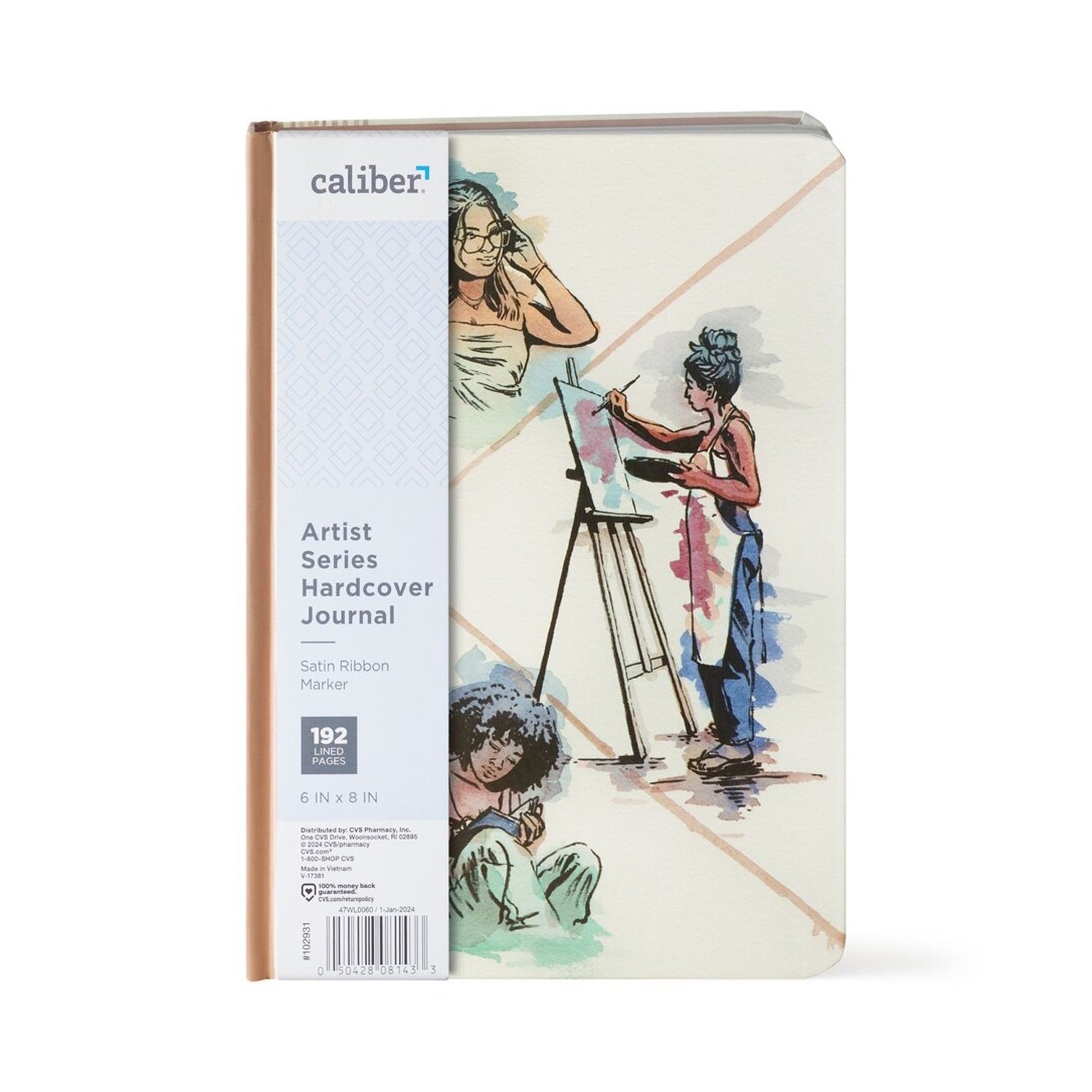 Caliber Artist Series Hard Cover Journal, Watercolor Artists (Lot of 2)