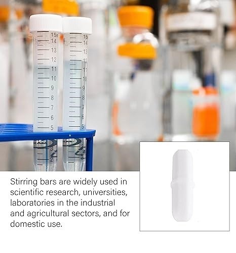 Magnetic Stir Bars10 Pcs PTFE Magnetic Stirrer Mixer Stir Bar 20 Mm/ 0.8 Inch