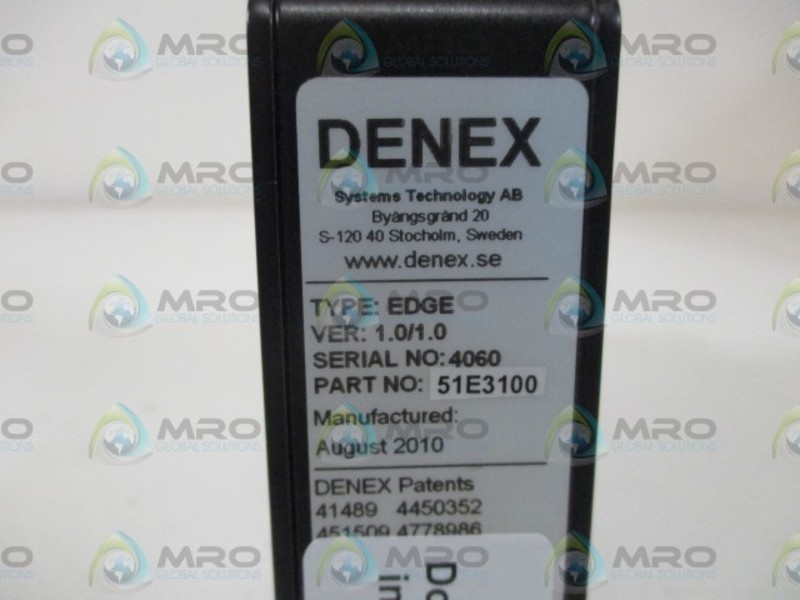 DENEX 51E3100 LASER COPYSENOR EDGE DETECTOR II NSMP