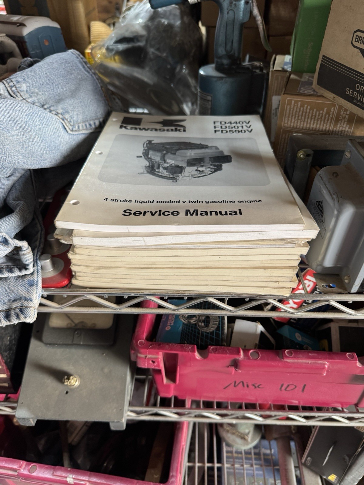 Kawasaki FE290 4-Stroke Air Cooled Gasoline Engine Service Repair Manual