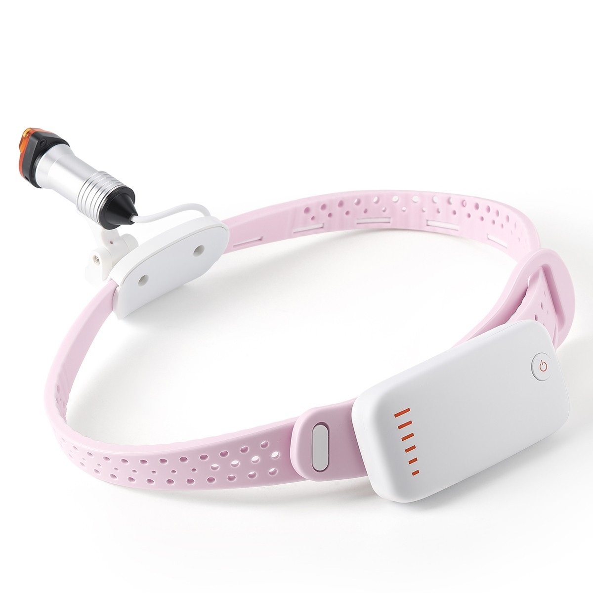 5W Dental LED Surgical Headlight Headband Headlamp Wireless Light Filter Pink