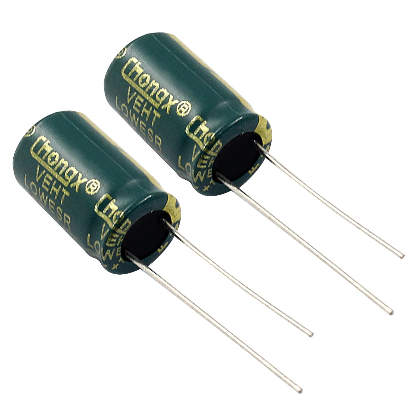 10PCS 400V 10UF Electrolytic Capacitor, 0.39×0.63in High Frequency Aluminum E…