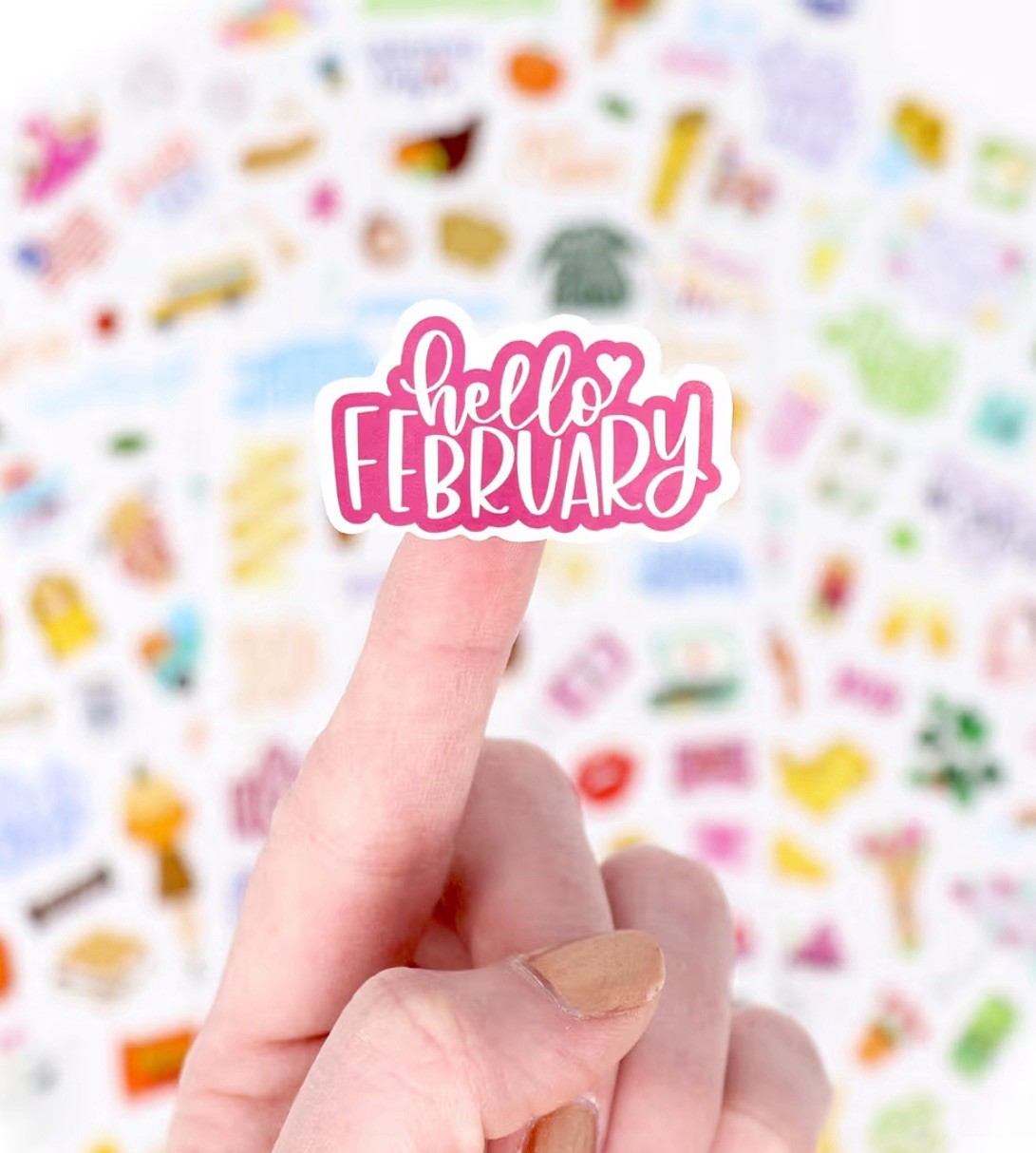 bloom daily planners New Holiday Seasonal Sticker Sheets 6 Sheets 250+