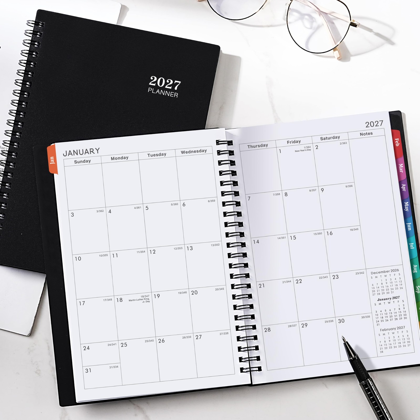 2027 Planner Weekly and Monthly Planner 2027, Jan. 2027 Dec. 2027