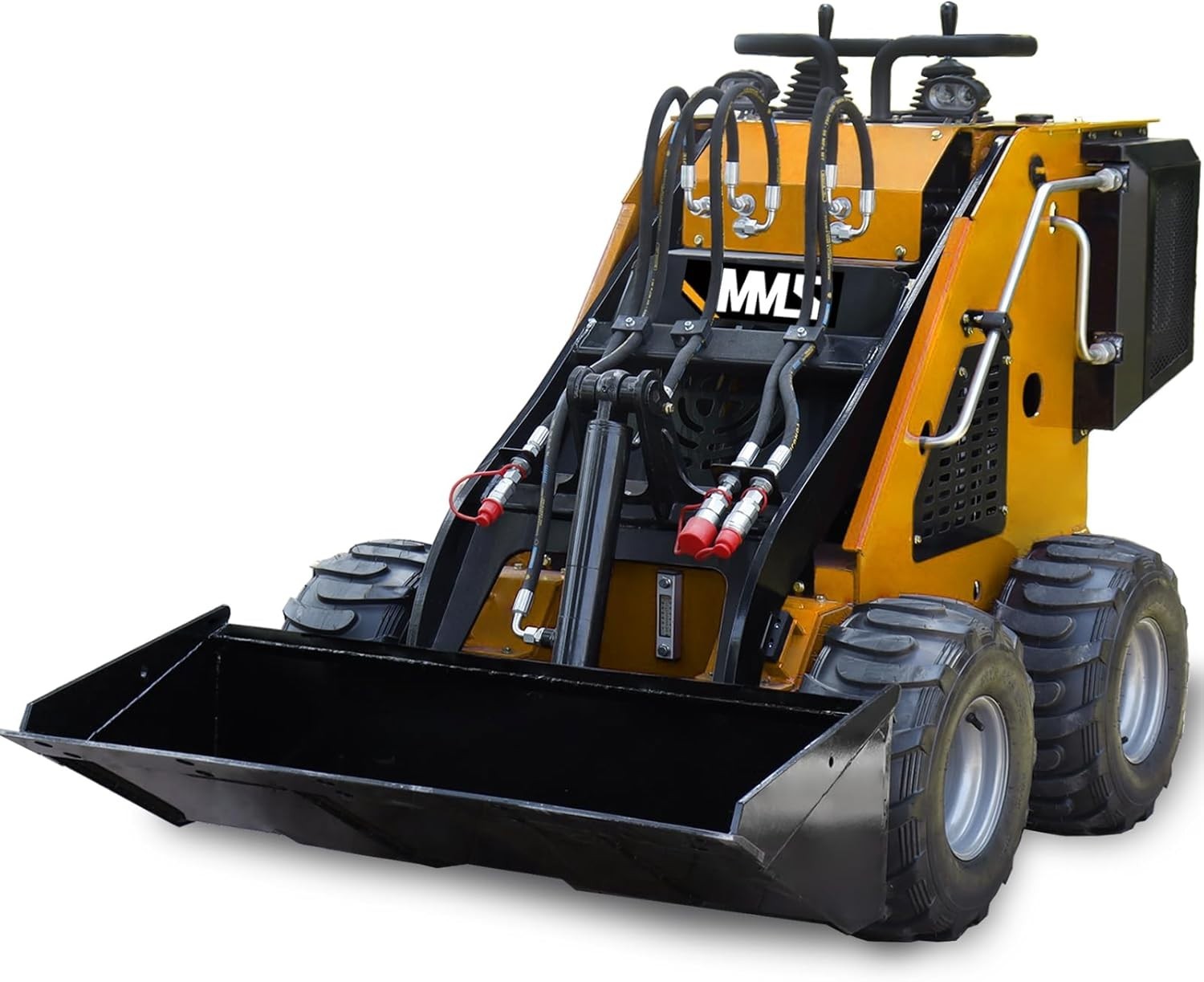Free Ship Mini Skid Steer Loader Stand On With 13.5HP B&S Engine Wheel Loader