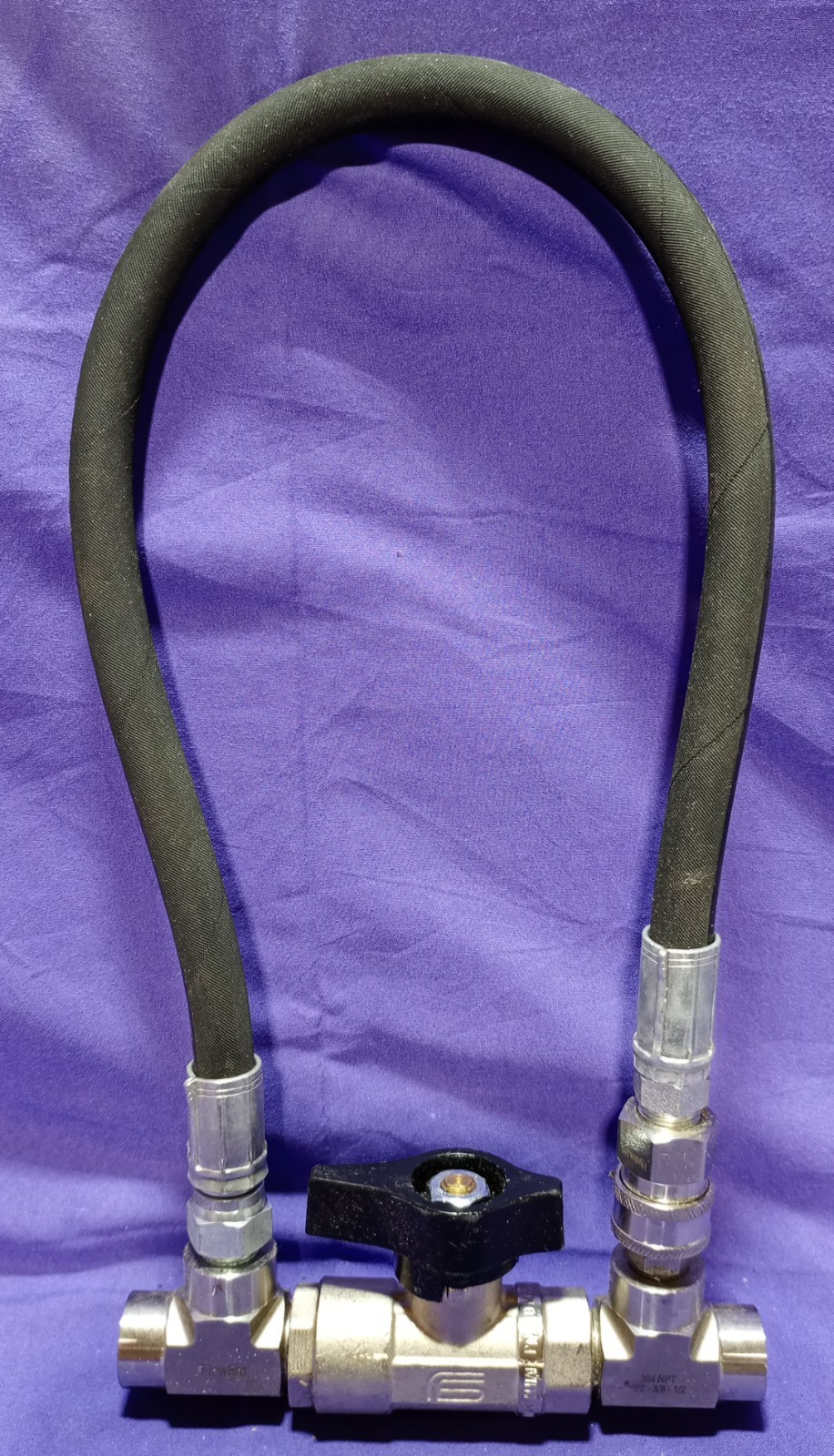 Stainless Steel High Pressure Hydraulic Bypass Loop Manifold Assembly 1/2″ Ball