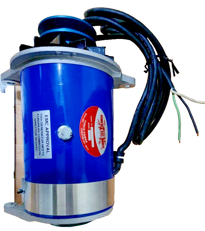 Fabco Power Mite PM-110 Belt Driven Generator 3600W, 120V 50Hz, RPM: 3000