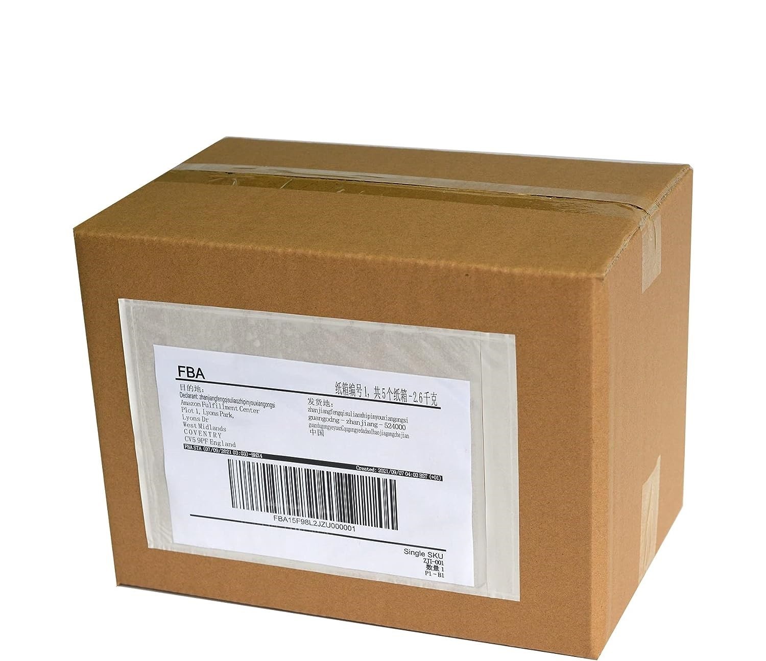 Shipping Label Sleeves Clear Self-Adhesive Packing Slip Pouches Envelope