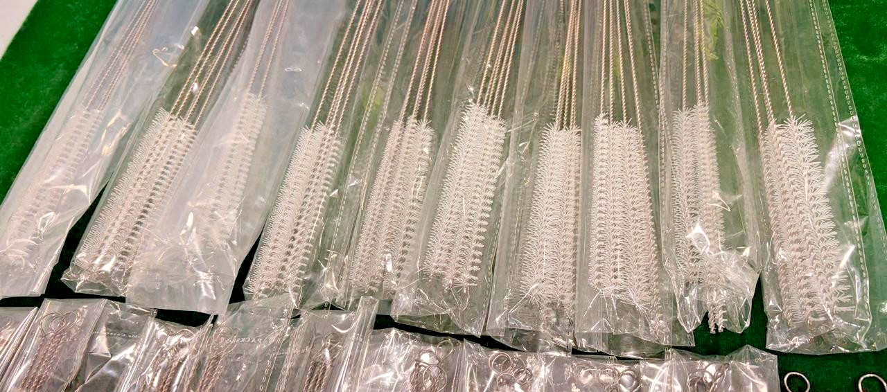 20 Set Laparoscopic Cleaning Brush Set of 5 for Surgical Instruments