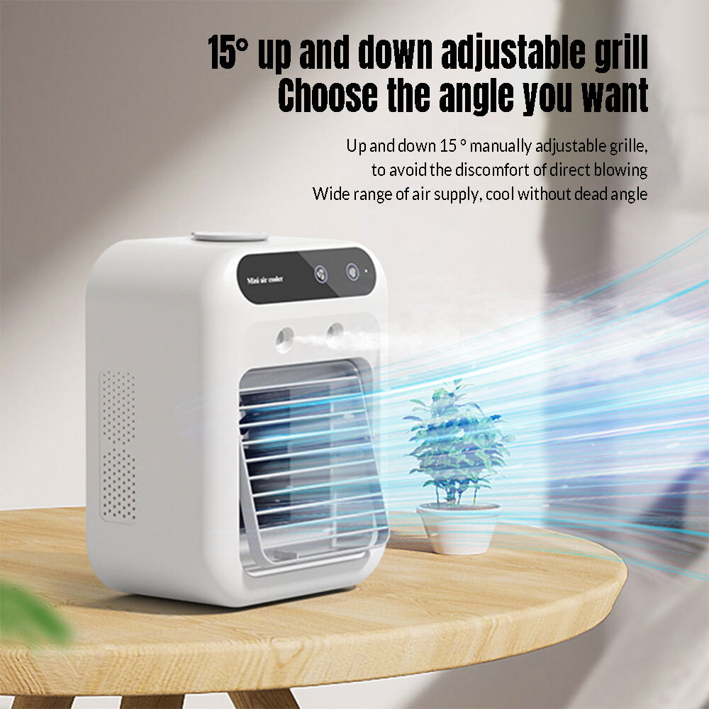 3-In-1 Air Cooling Fan Air Conditioner Cooler Evaporative Water Humidifier