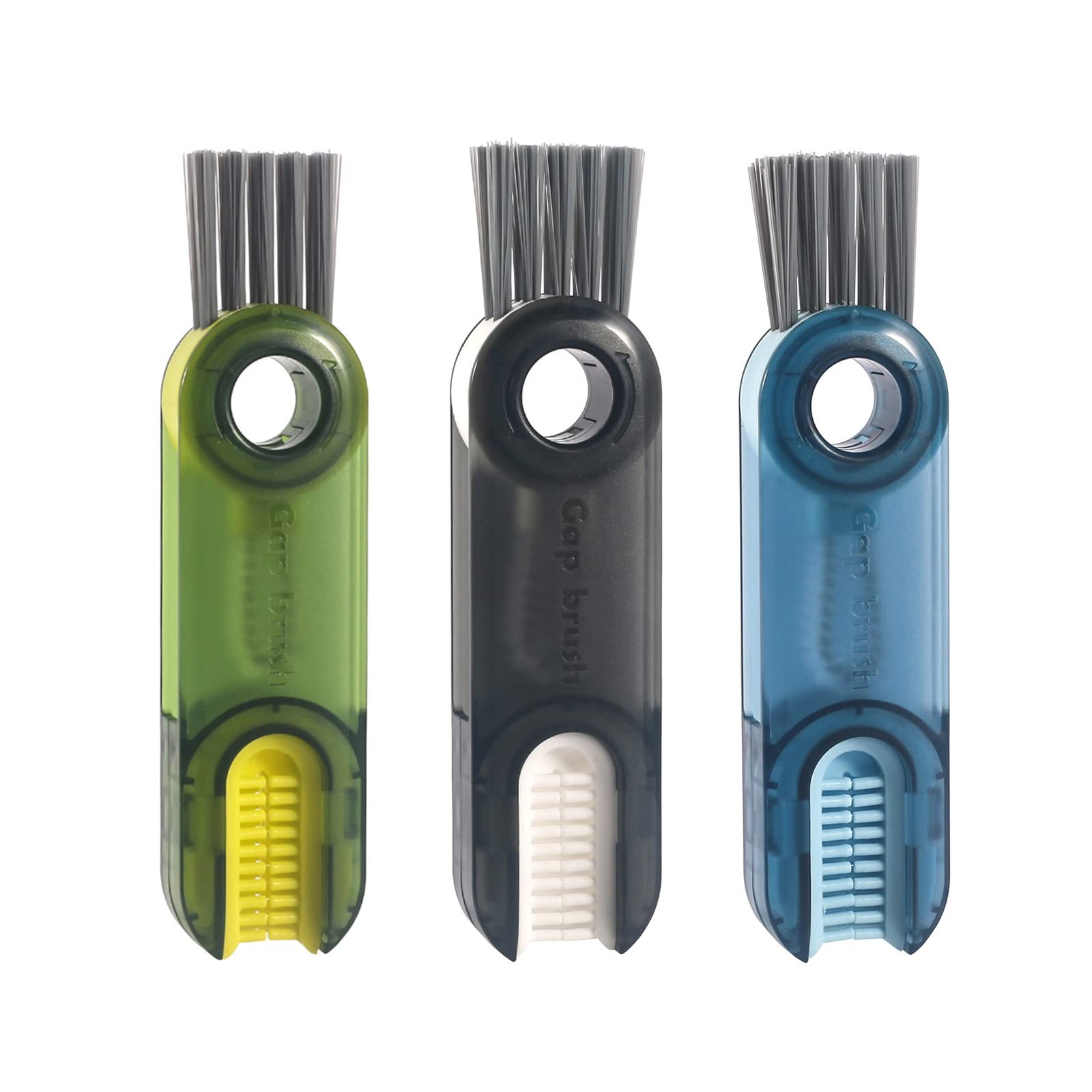 3 in 1 Cup Lid Gap Cleaning Brush – Multipurpose Bottle Cap Cleaner