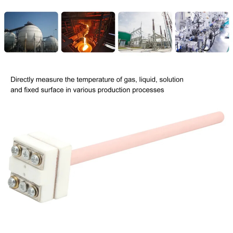 Type S Platinum Rhodium Thermocouple WRP-100 150/200/300/500mm Probe Temperature