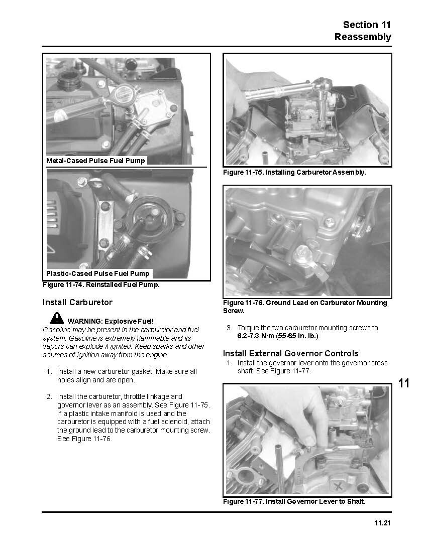18-745 Engine Service Repair Manual Fits Kohler Command CH18-745