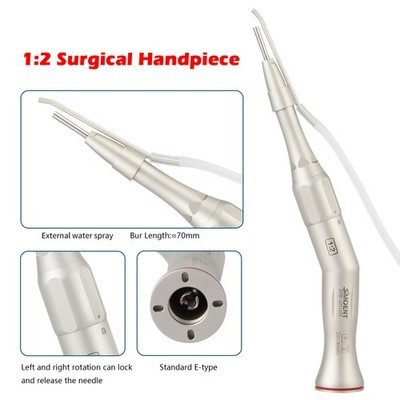 Dental Surgical Handpiece 20° Contra Angle 1:2 E-type NSK Style 70MM 2.35mm