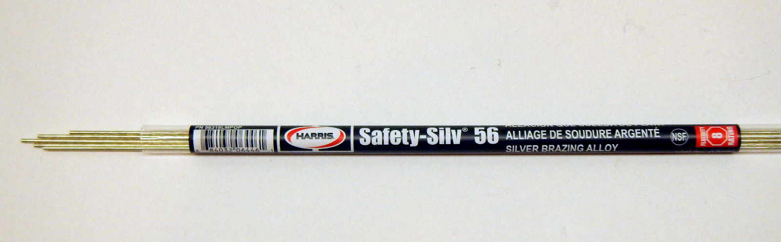 56318LMPOP Harris Safety-Silv 56 56% Silver Solder Brazing Alloy 5 Sticks 1/16″