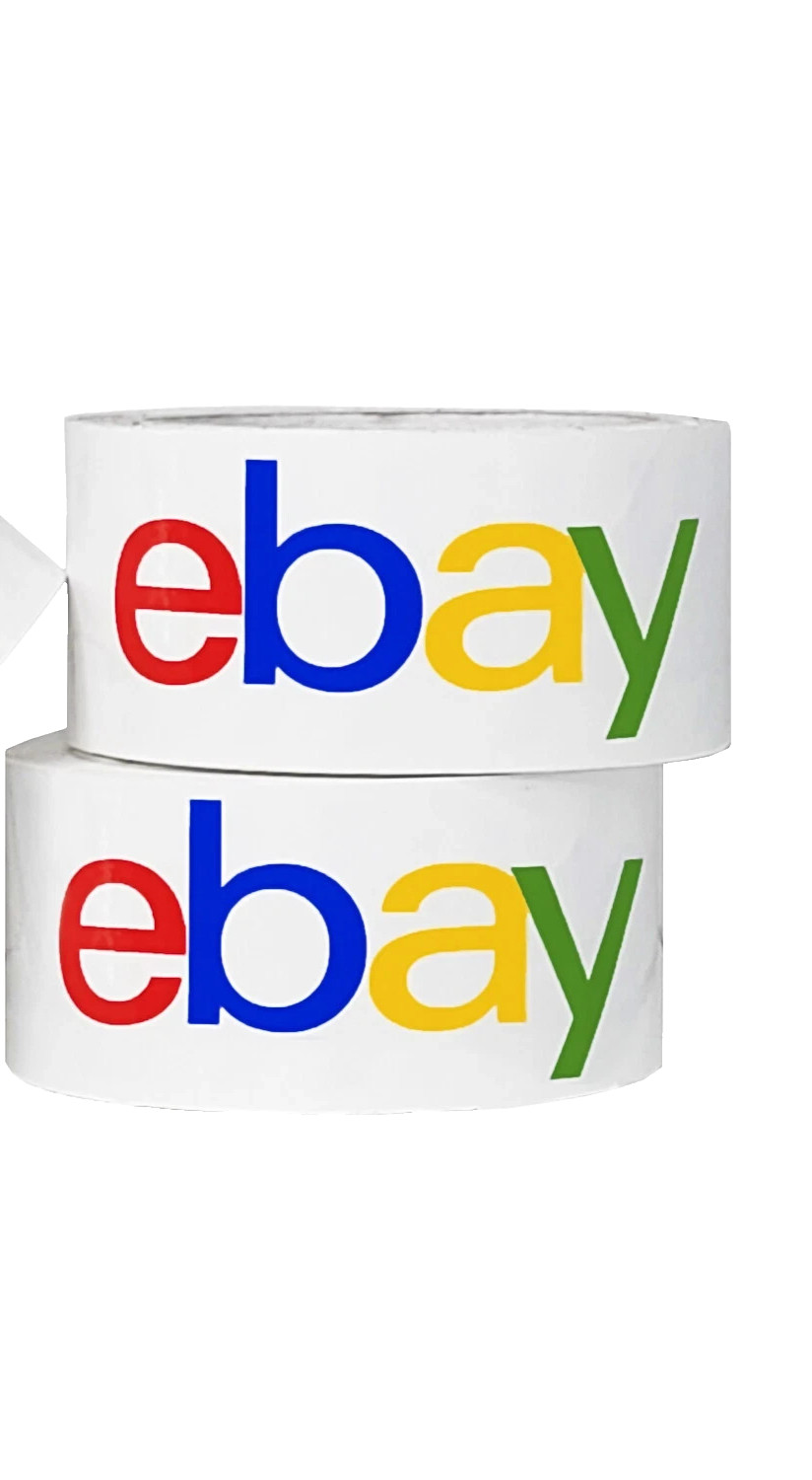 2 NEW roll EBAY Packaging Tape – Color Logo 2″ x 75 yards