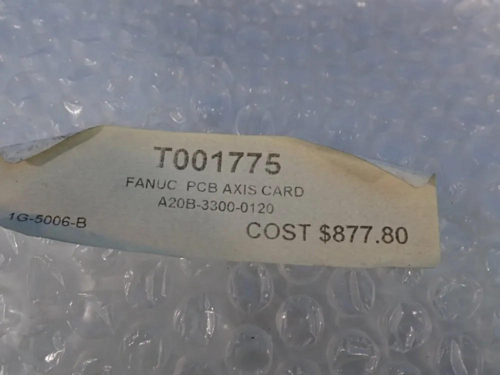 FANUC A20B-3300-0120 PCB AXIS BOARD 12250270364