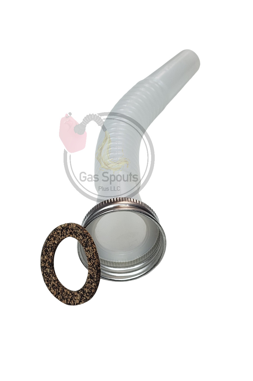 2pk EAGLE Rugged Gas Spout (high flow) w/ Metal Cap 1.50″ +2 Closed Storage caps