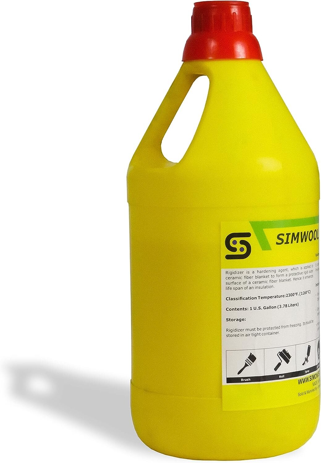 Simwool Rigidizer – Coating for Ceramic Fiber Blanket – 1 Gallon