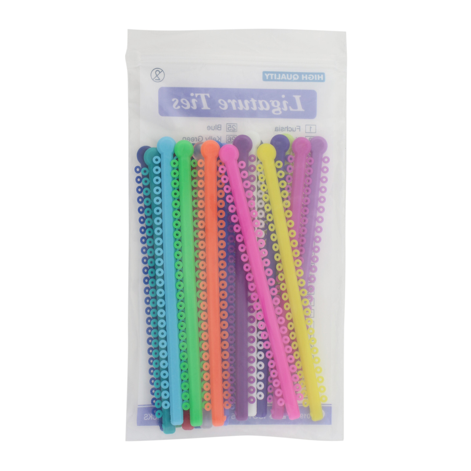 1000pcs Dental Orthodontic Ligature Ties Braces Elastic Rubber Ligas Ortodoncia