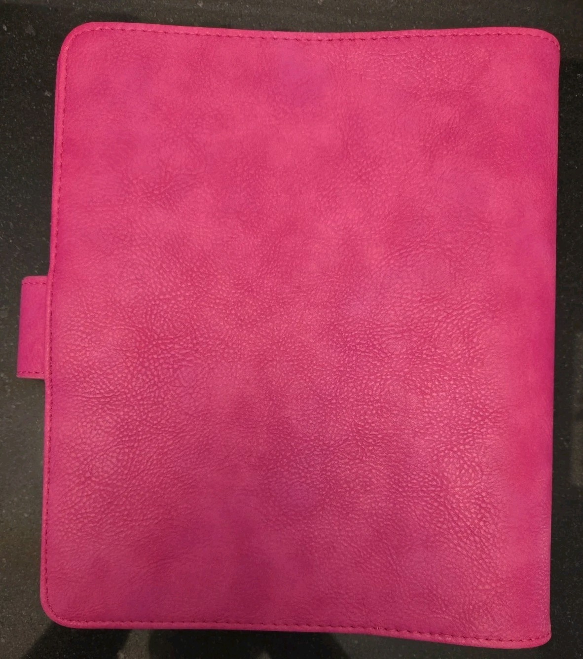 Hot Pink Print Pressions Faux Leather Planner Wallet Card Holder Binder A5 NWOT