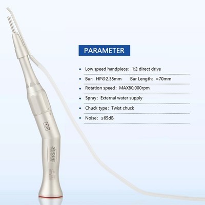 Dental Surgical Handpiece 20° Contra Angle 1:2 E-type NSK Style 70MM 2.35mm