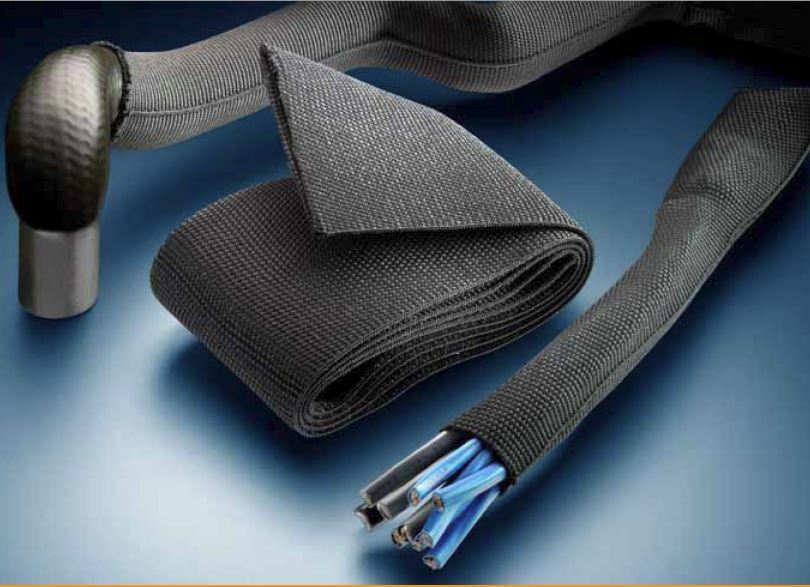 HFT 5000 Fabric Heat Shrink Woven Fabric Black – Various Sizes