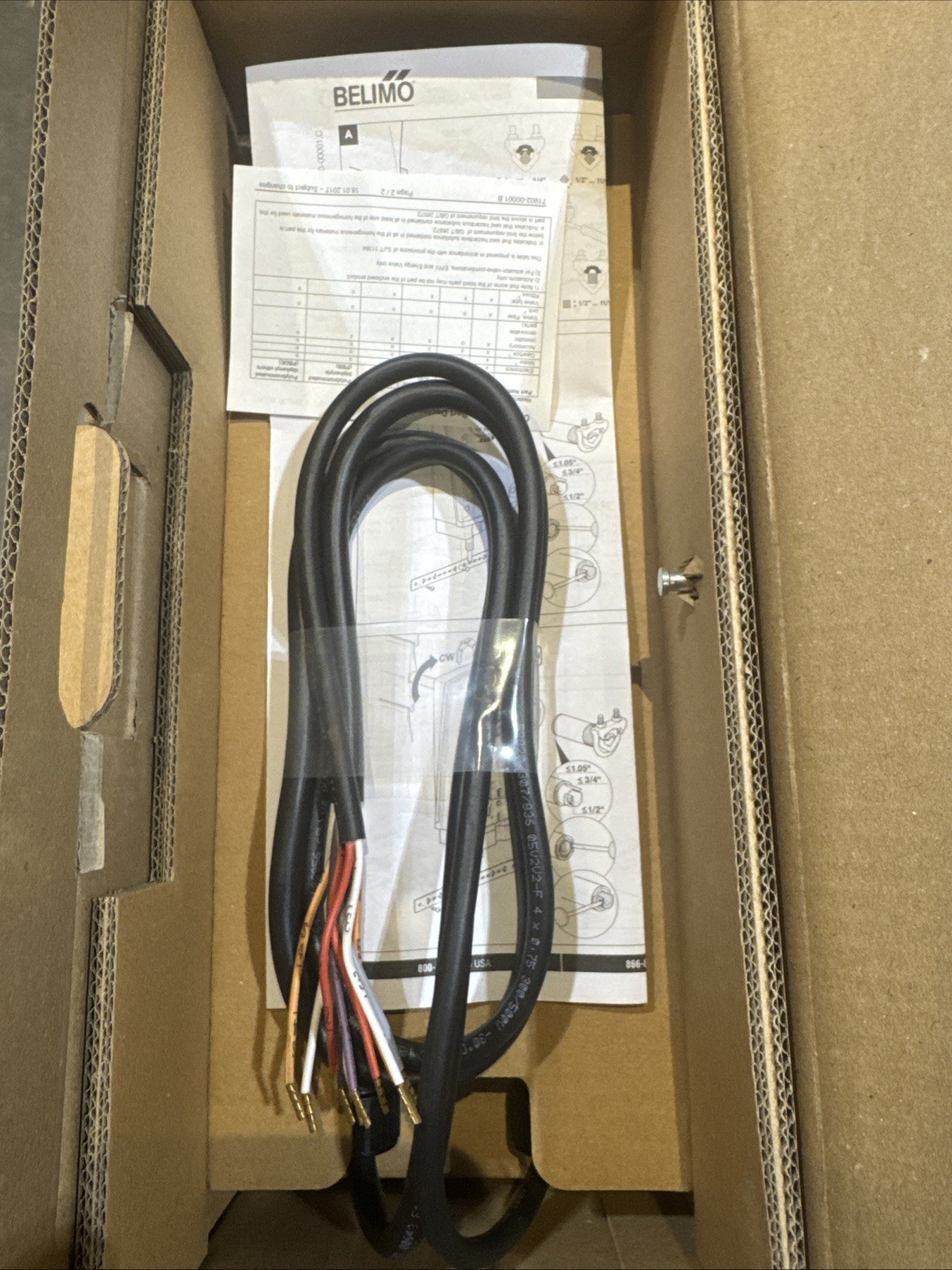 Belimo EFB24-SR-S Damper Actuator 270 in-lb 24V Modulating Spring Return HVAC