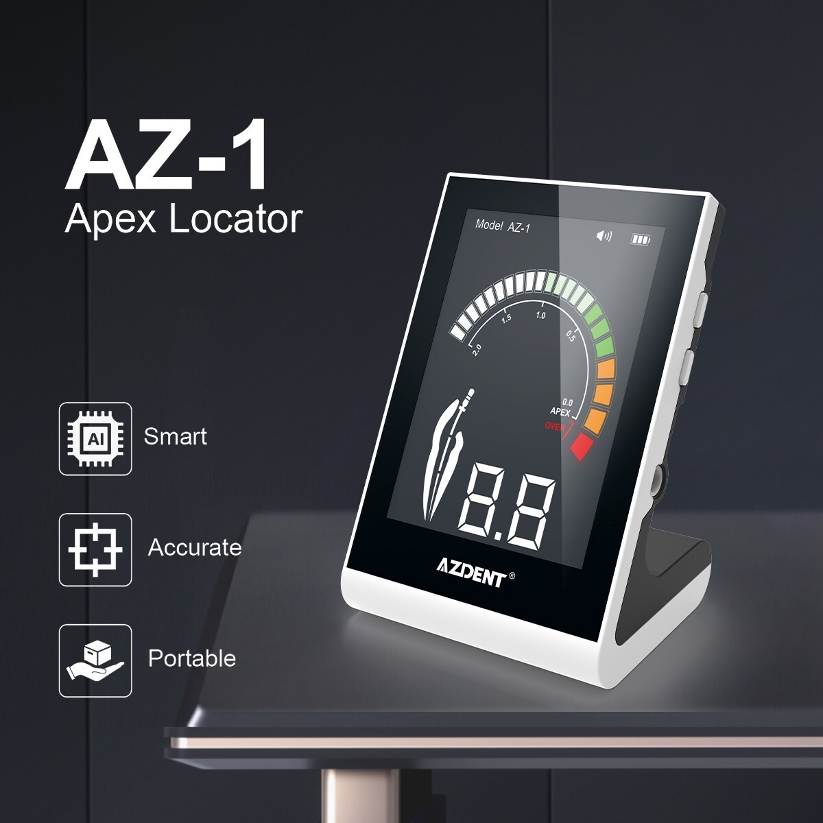 Dental Endodontic Root Endo Apex Locator Canal Finder LCD Display Automatically