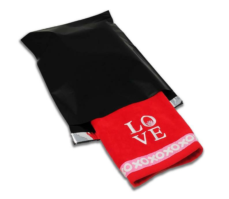 10×13, 7.5×10.5″ Night Black Poly Mailers, Non-Transparent, Shipping Envelopes