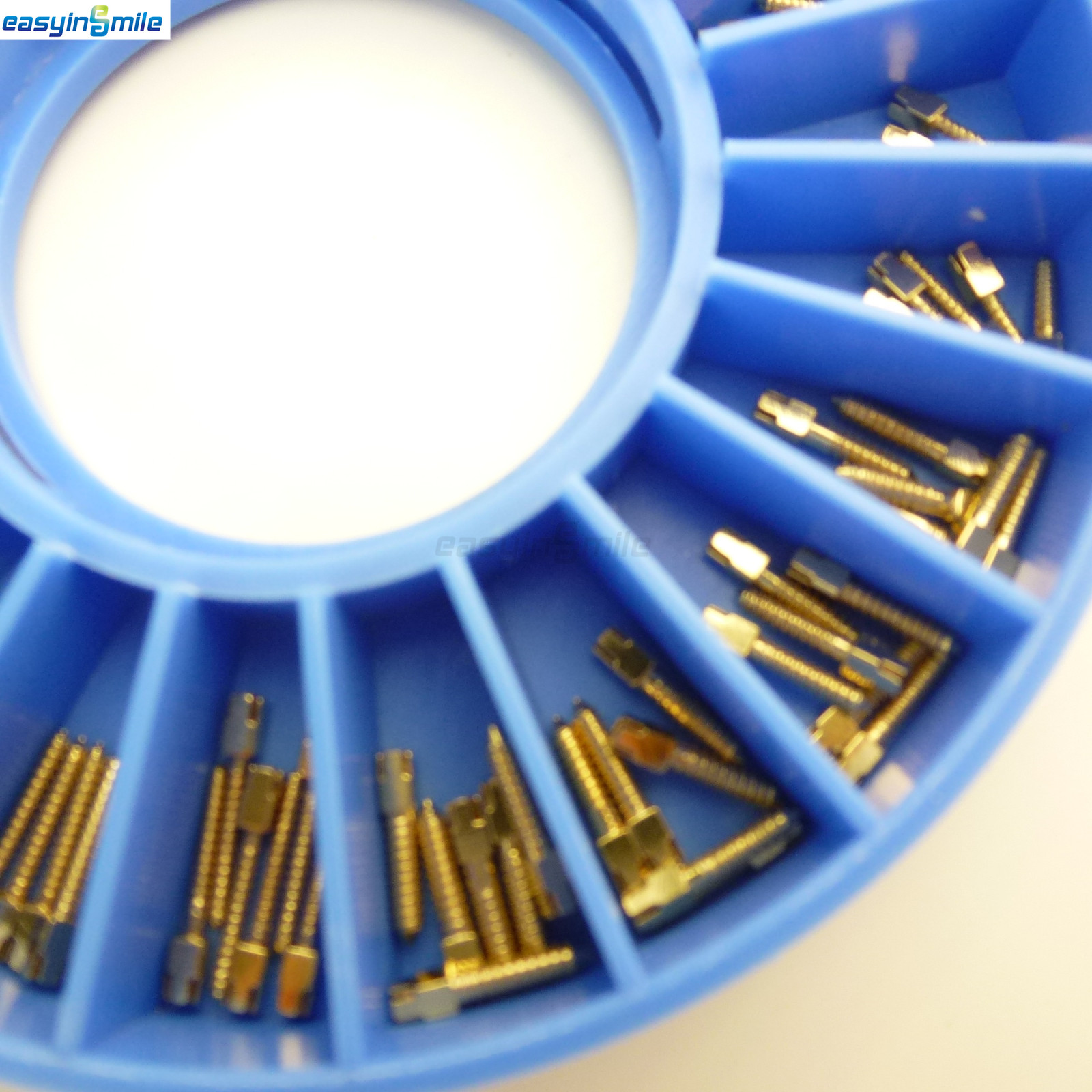 Endo Screw Posts Dental Conical Screw Post Kit Assorted 120pc&2Key Easyinsmile