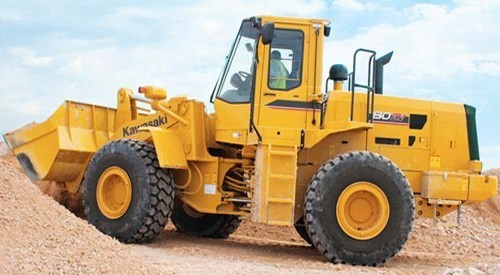 kawasaki 80ZV-2 Wheel Loader R/h Glass assembly