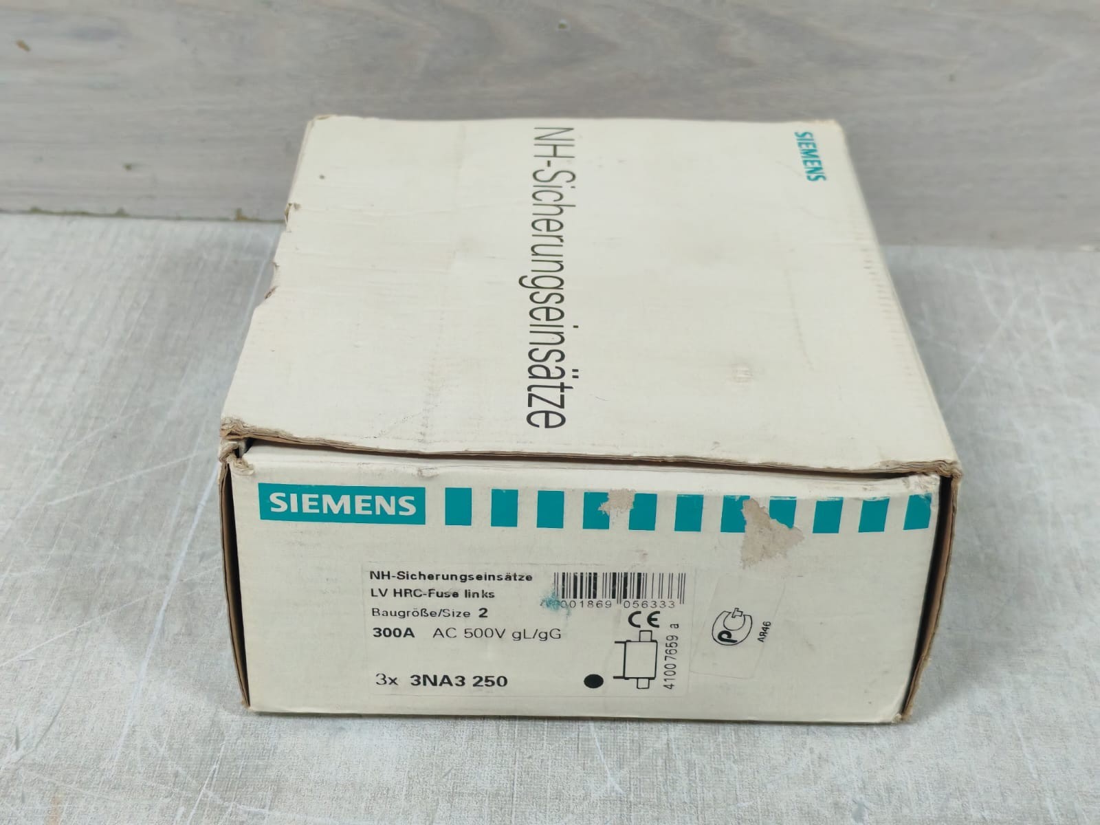 LOT 2PCS SIEMENS 3NA3250 500V 300A LV-HRC-FUSE LINKS