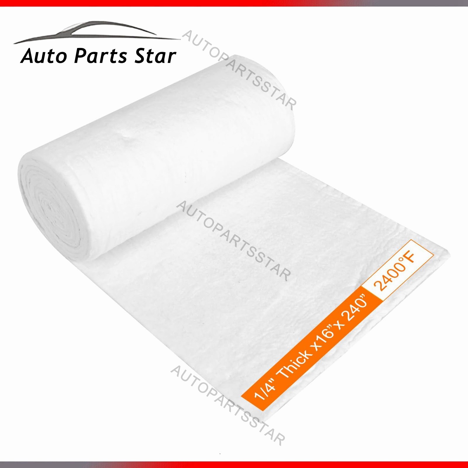 1/4″ Thick x 16″ x 240″ Kaowool Ceramic Fiber Insulation Blanket 2400F Fireproof