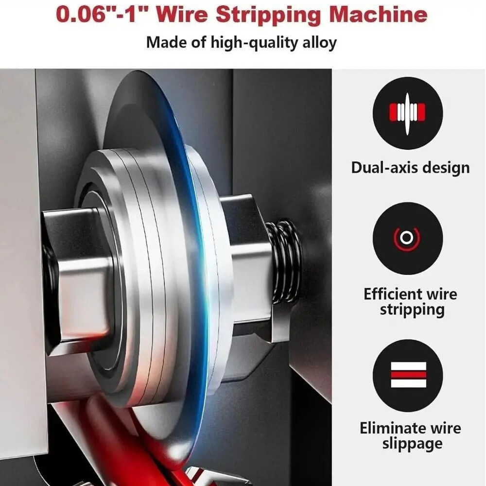 Manual Electric Wire Stripping Machine Cable Stripper Crank Scrap Copper Cutter