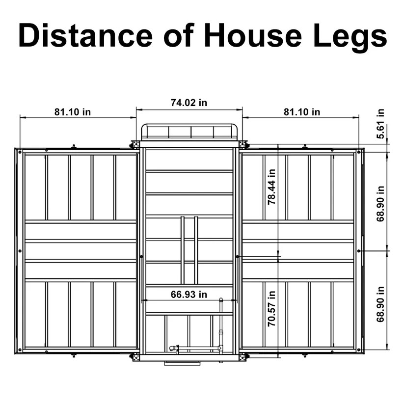 13x20ft Fast Installation Expandable Prefab House Mobile Office W/ Rain Shower