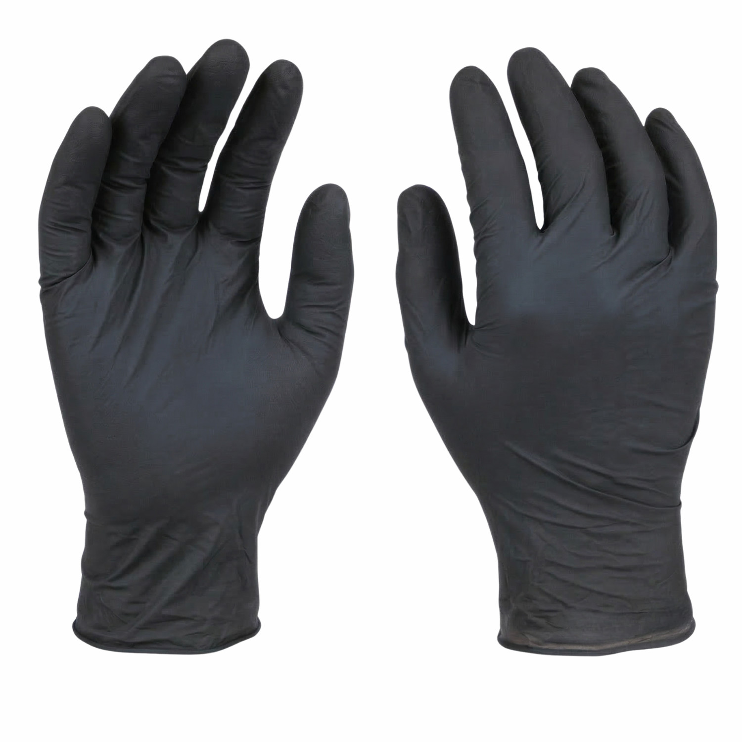 1000 Pieces, Black Nitrile Exam Powder-Free Disposable Gloves X-Large 6 MIL