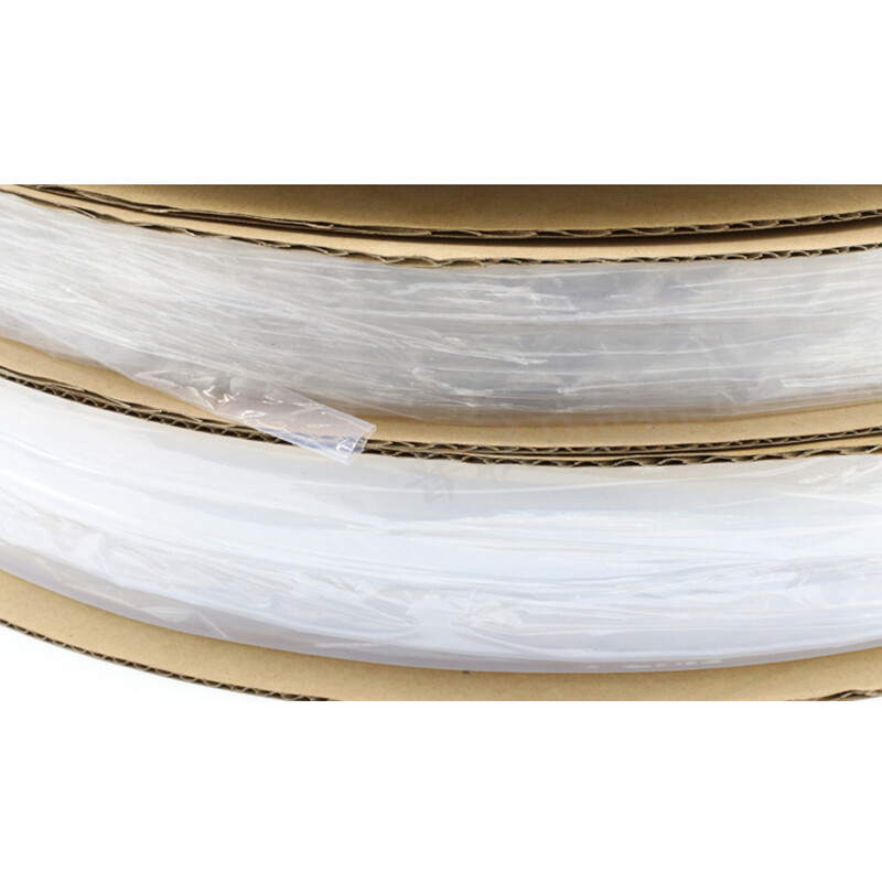 1.7:1 PTFE FEP 260℃ 600V Transparent Heat Shrinkable Shrink Tube 0.5/1/1.5-40mm