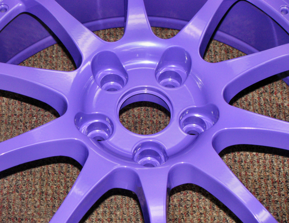 High Gloss Purple Powder Coating Paint – New 1LB