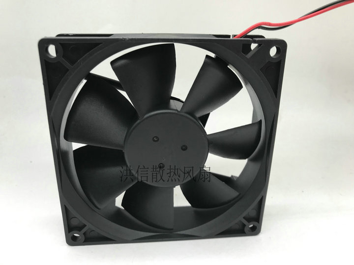 X.u X.W-9225M12S dc12v 0.18A 92*92*25mm 2 wire axial flow fan