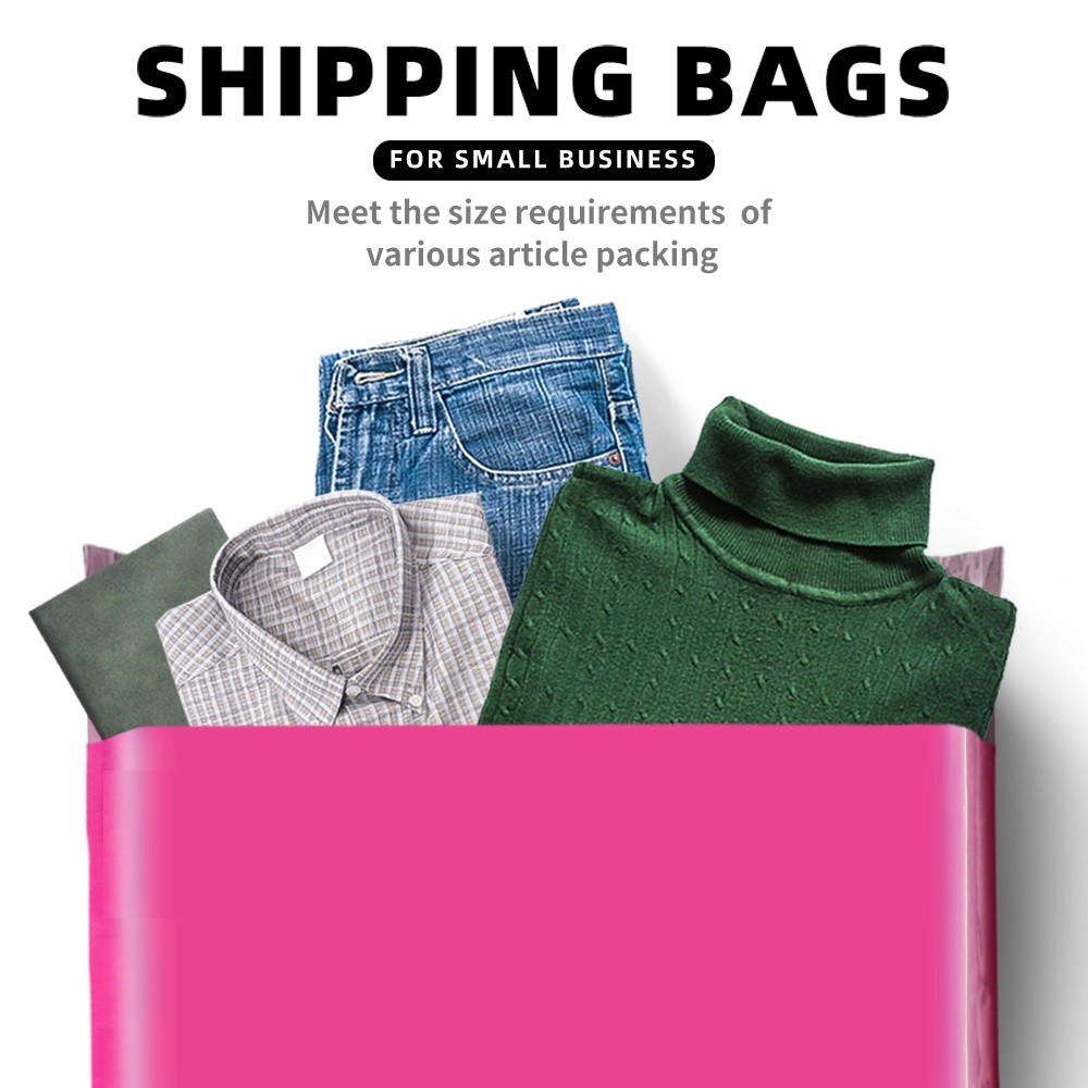 Poly Mailers Shipping Bags – 6×9 7.5×10.5 9×12 10×13 12×15.5 14.5×19 19×24 24×24