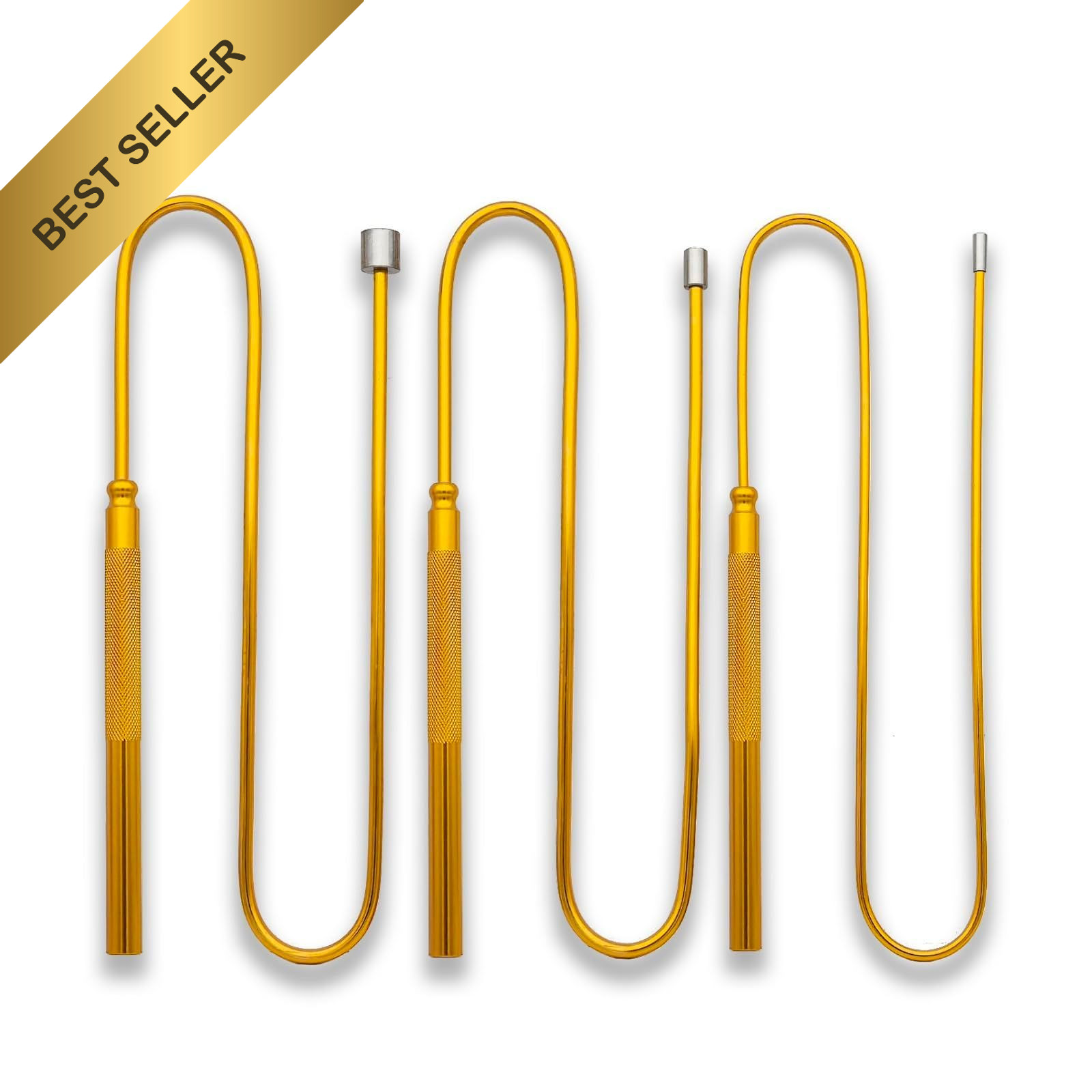 3-Pack Flexible Magnetic Pickup Tool Set 26″ Bendable Extension Stick 0.5lb 2lb