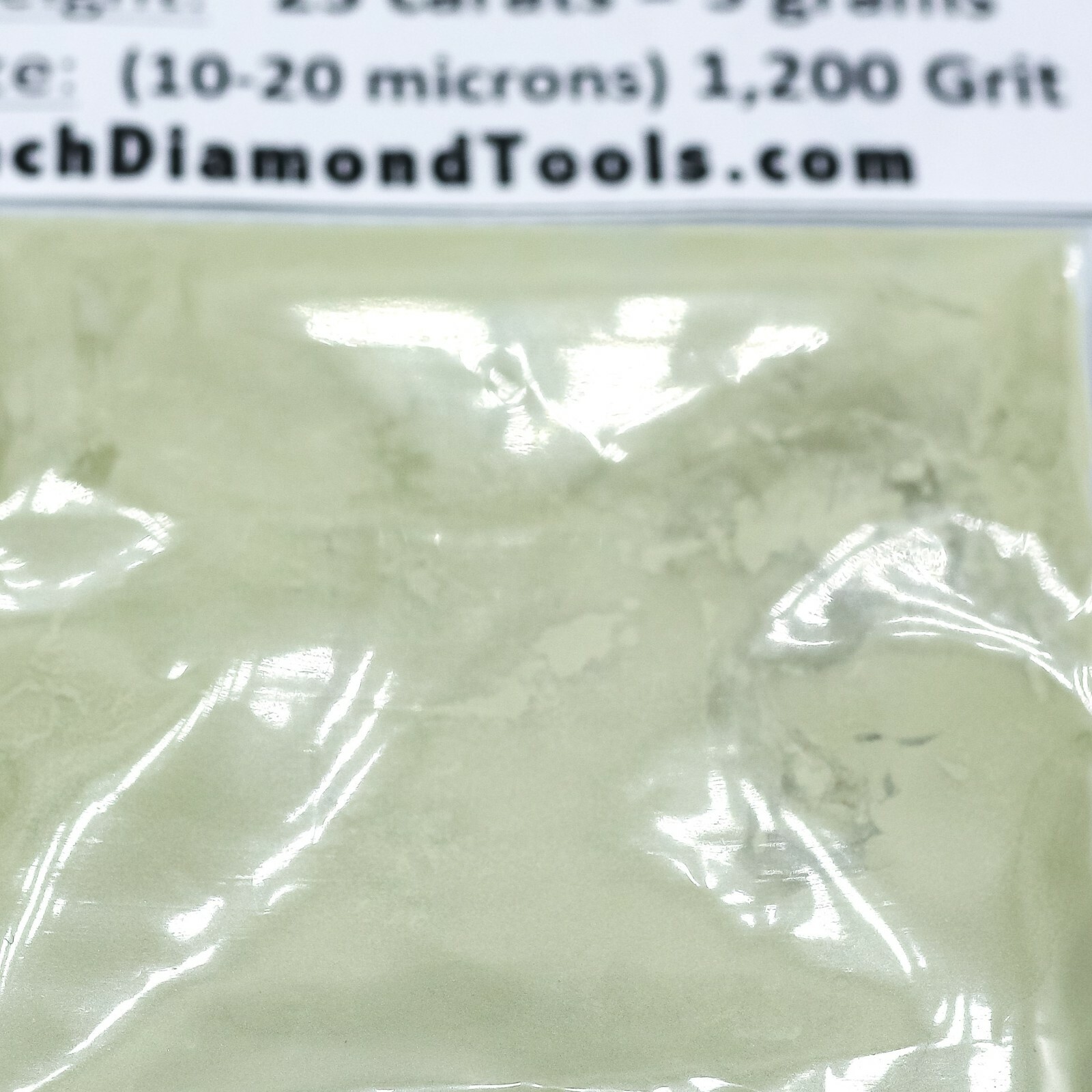 TechDiamondTools Diamond Powder 1,200 Grit 10-20 Microns, 25 cts = 5 Grams