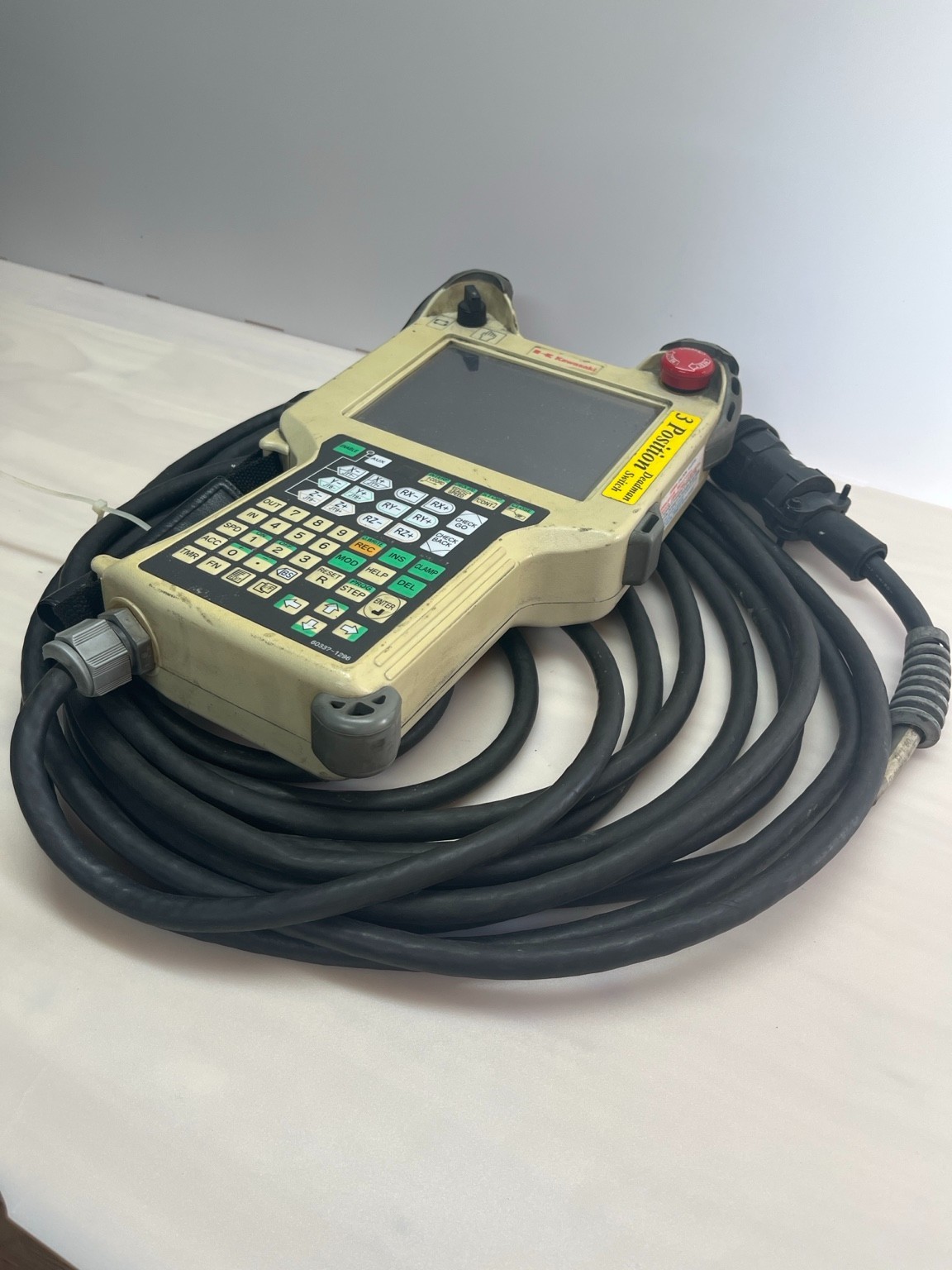 Kawasaki 50817-1327 Teach Pendant w/ 10m Cable C-Series C52 Robot Controller
