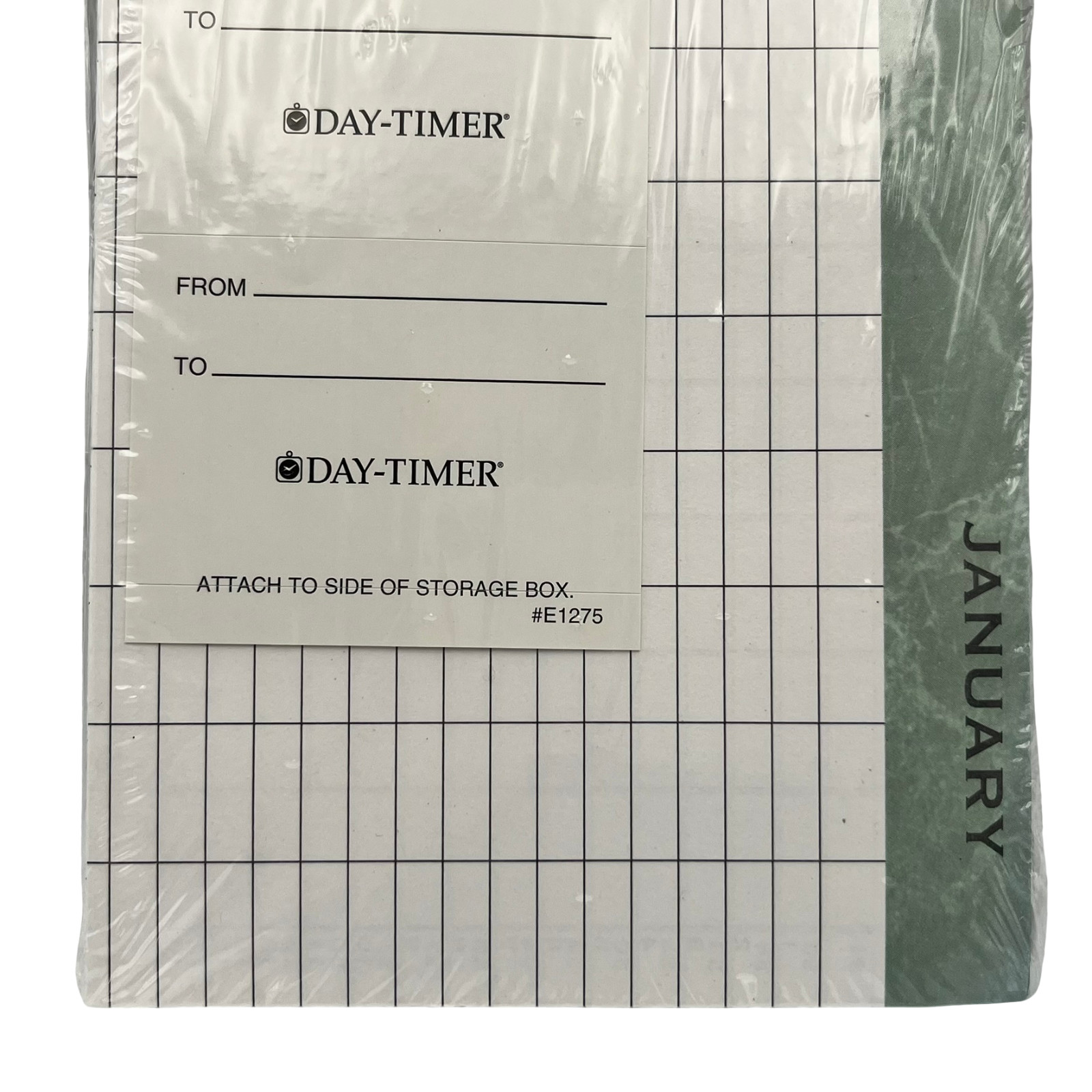Day-Timer Planner Storage Box Calendar Pages #E1275 New Sealed