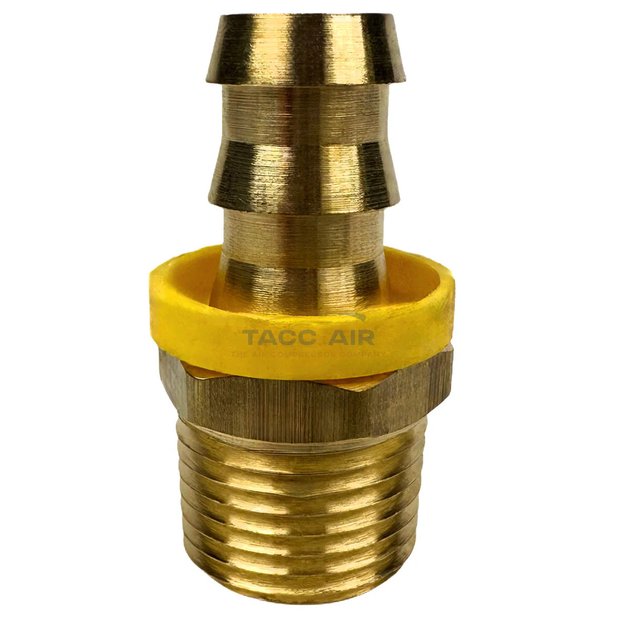 2 Pack Easy Lock Brass Hose Barb Fitting Connector 1/2″ Push-Lock x 1/2″ MNPT