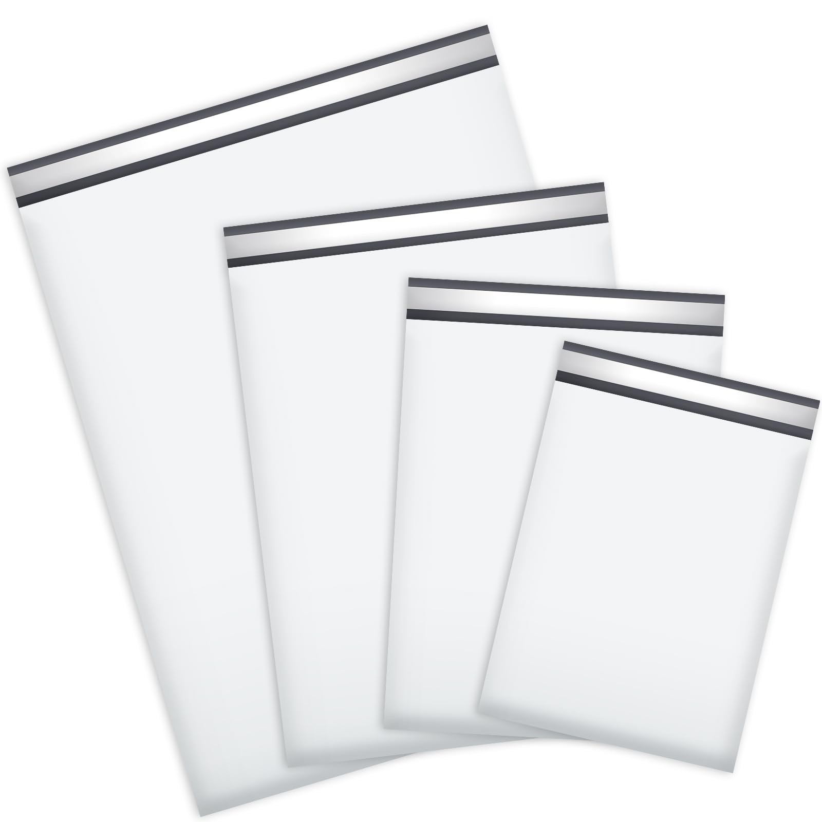 UCGOU 100 Pack Not Padded 10×13″ & 12×15.5″ & 14.5×19″ & 19×24″ 100PC, White