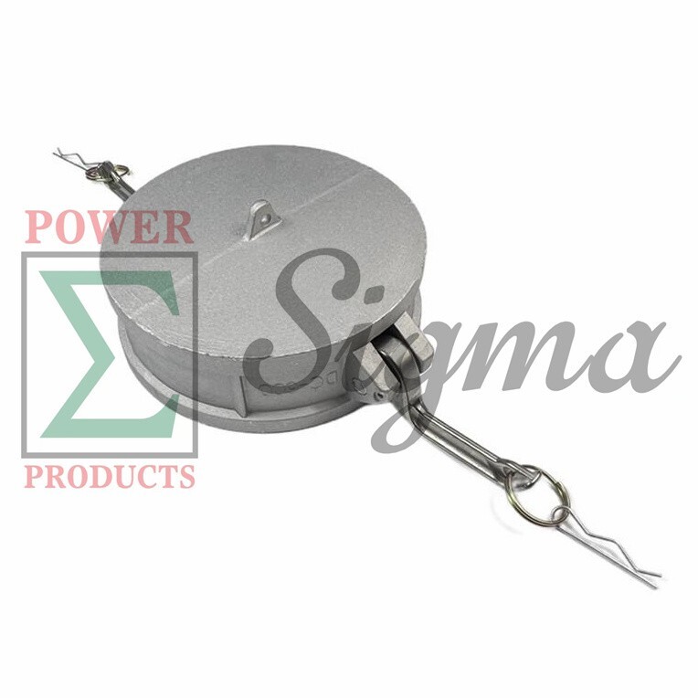 Sigma 6″ IN Aluminum DC Cam Groove Coupling Female Camlock Hose Fitting Dust Cap